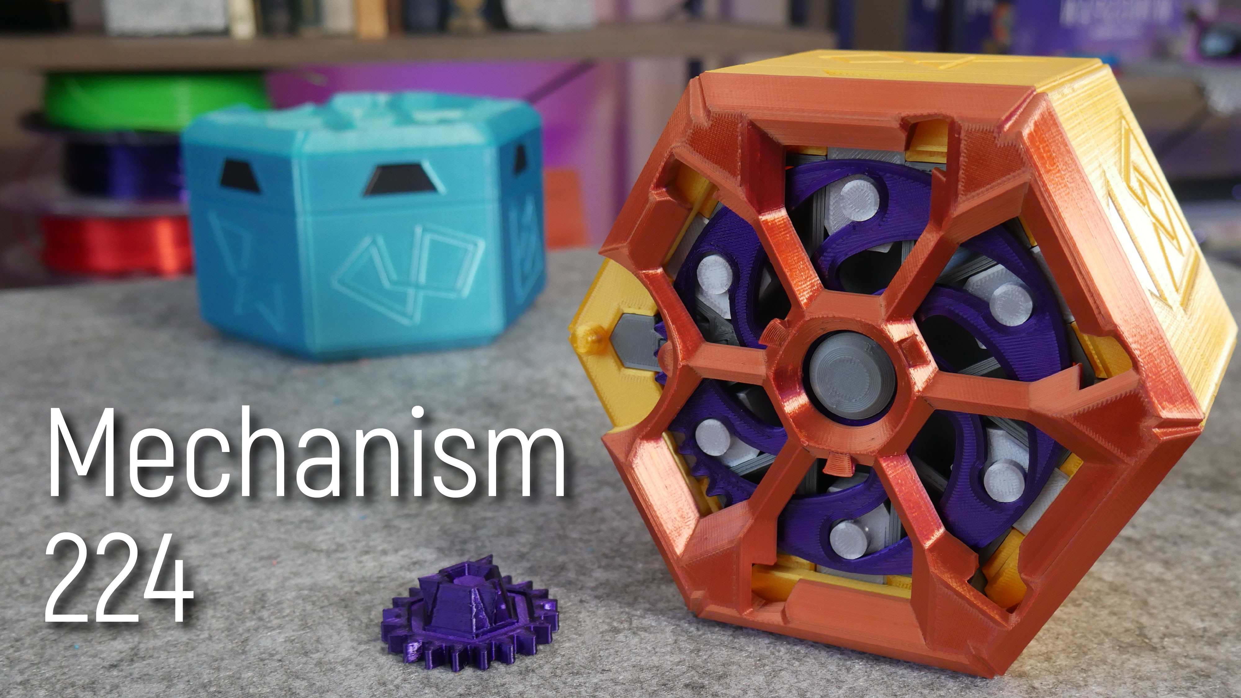 Expanding Mechanism Lock Box